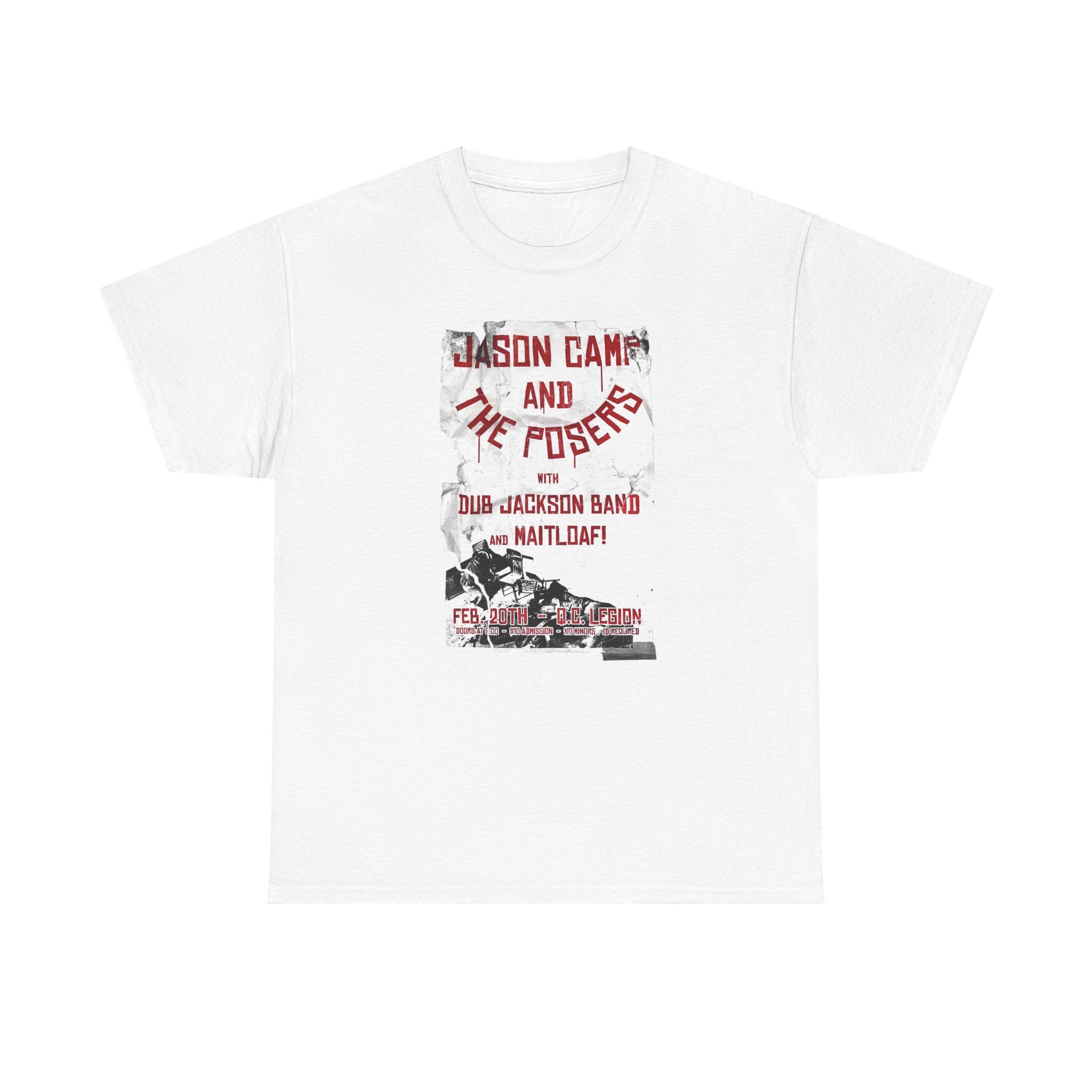 Basic T-Shirt - Jason Camp & the Posers St. Valentines 2016 Poster