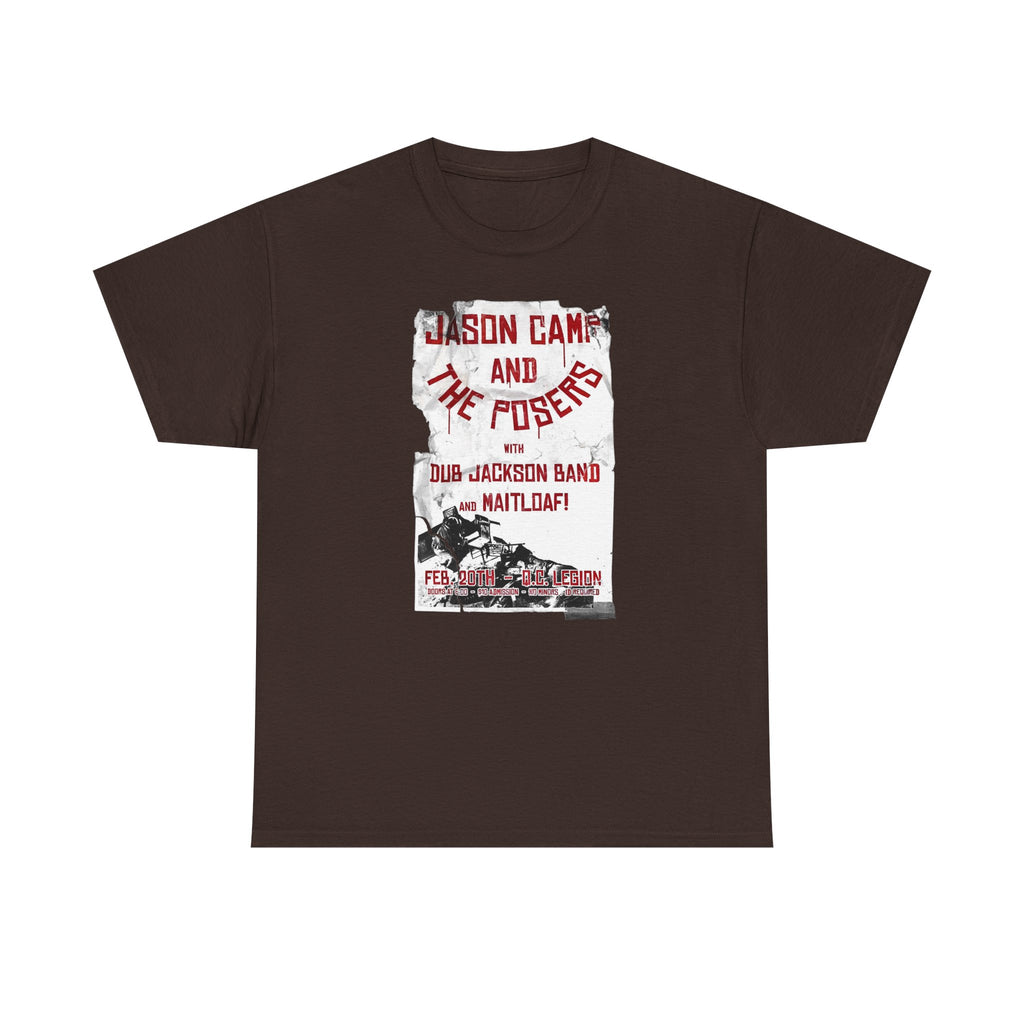 Basic T-Shirt - Jason Camp & the Posers St. Valentines 2016 Poster