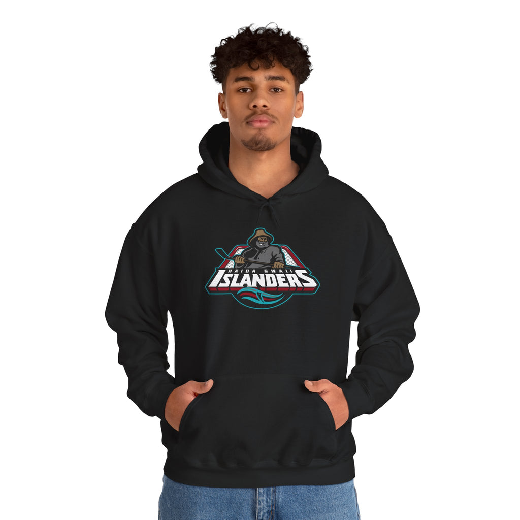 Basic Hoodie - Haida Gwaii Islanders Fisherman Logo