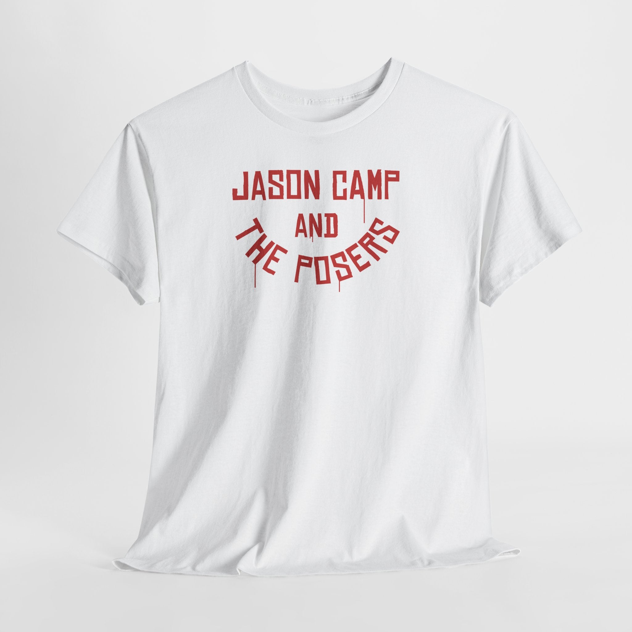 Basic T-Shirt - Jason Camp & the Posers St. Valentines Logo