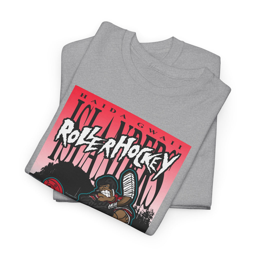 Basic Tee - Haida Gwaii Islanders Rollerhockey Cartoon Graphic