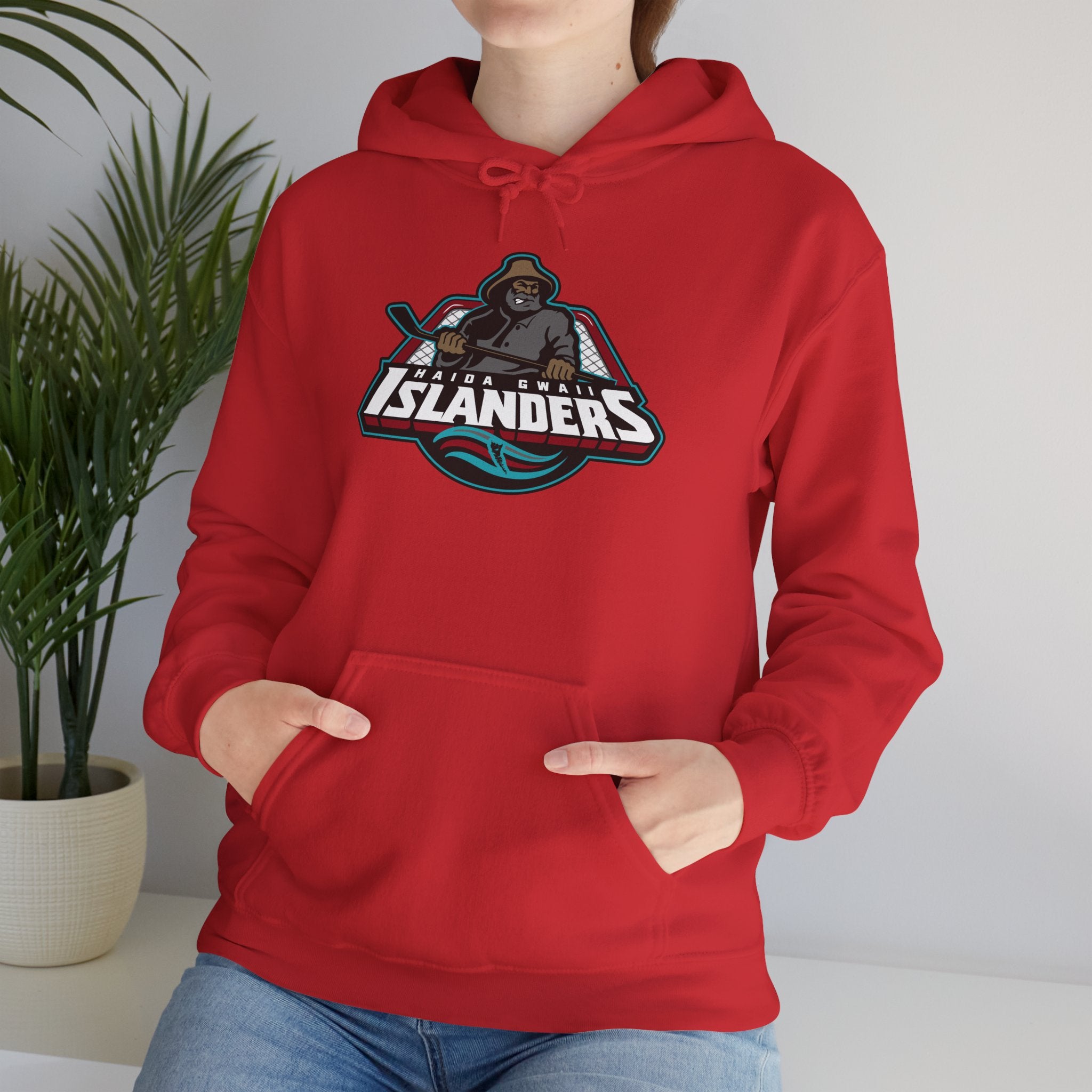 Basic Hoodie - Haida Gwaii Islanders Fisherman Logo