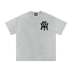 Premium Snow-Wash T-Shirt - HG Monogram (Black Print)