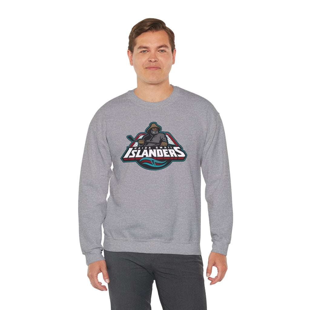 Crewneck Sweatshirt - Haida Gwaii Islanders Fisherman Logo