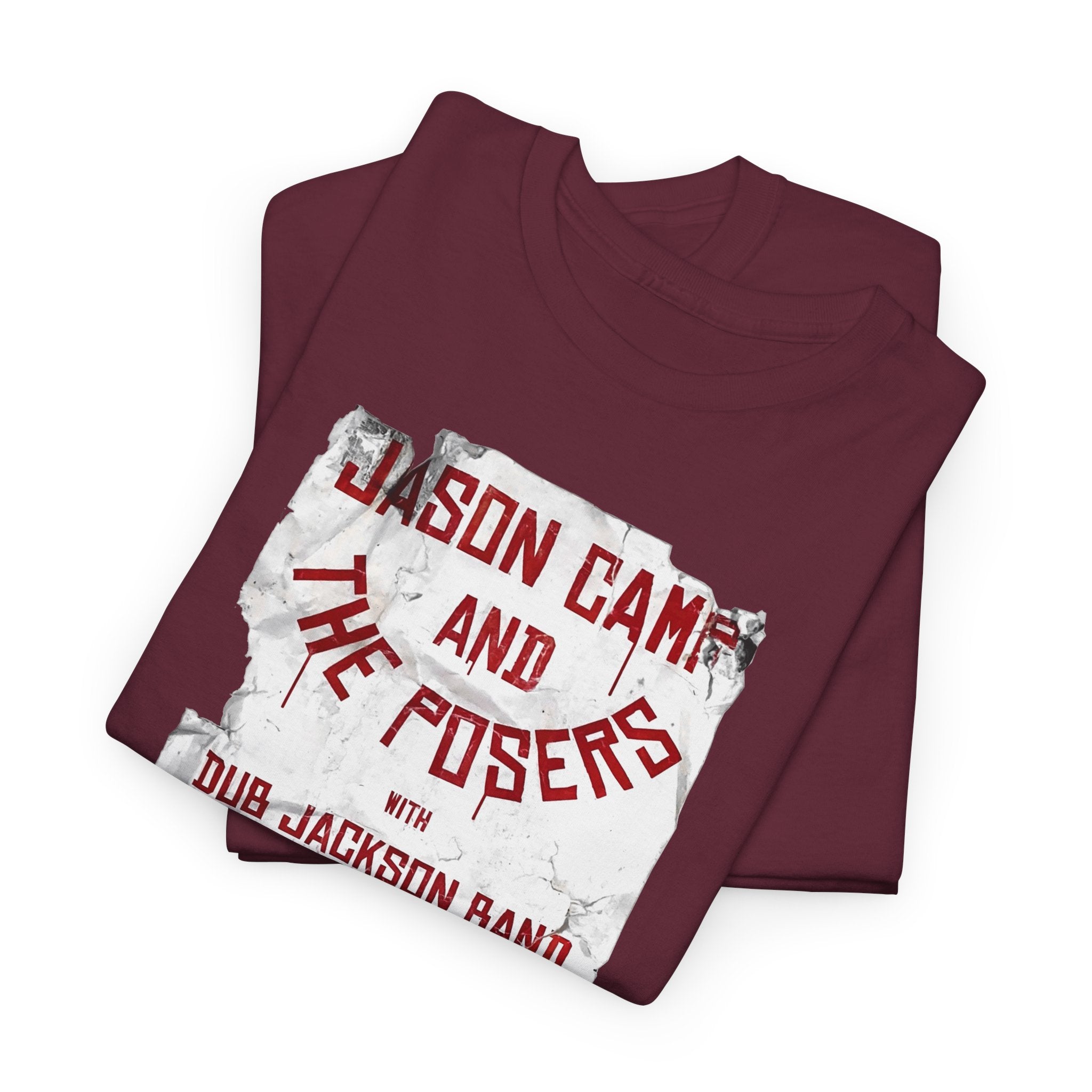 Basic T-Shirt - Jason Camp & the Posers St. Valentines 2016 Poster