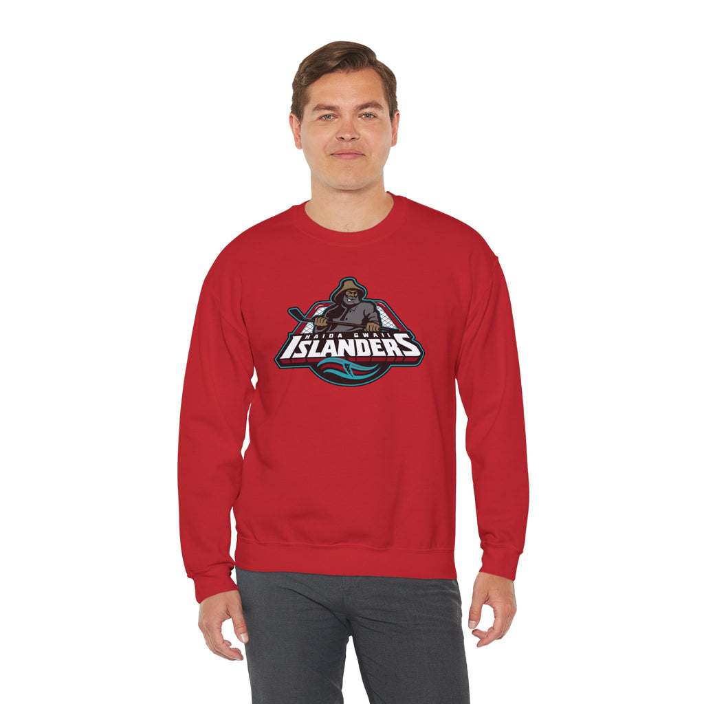 Crewneck Sweatshirt - Haida Gwaii Islanders Fisherman Logo