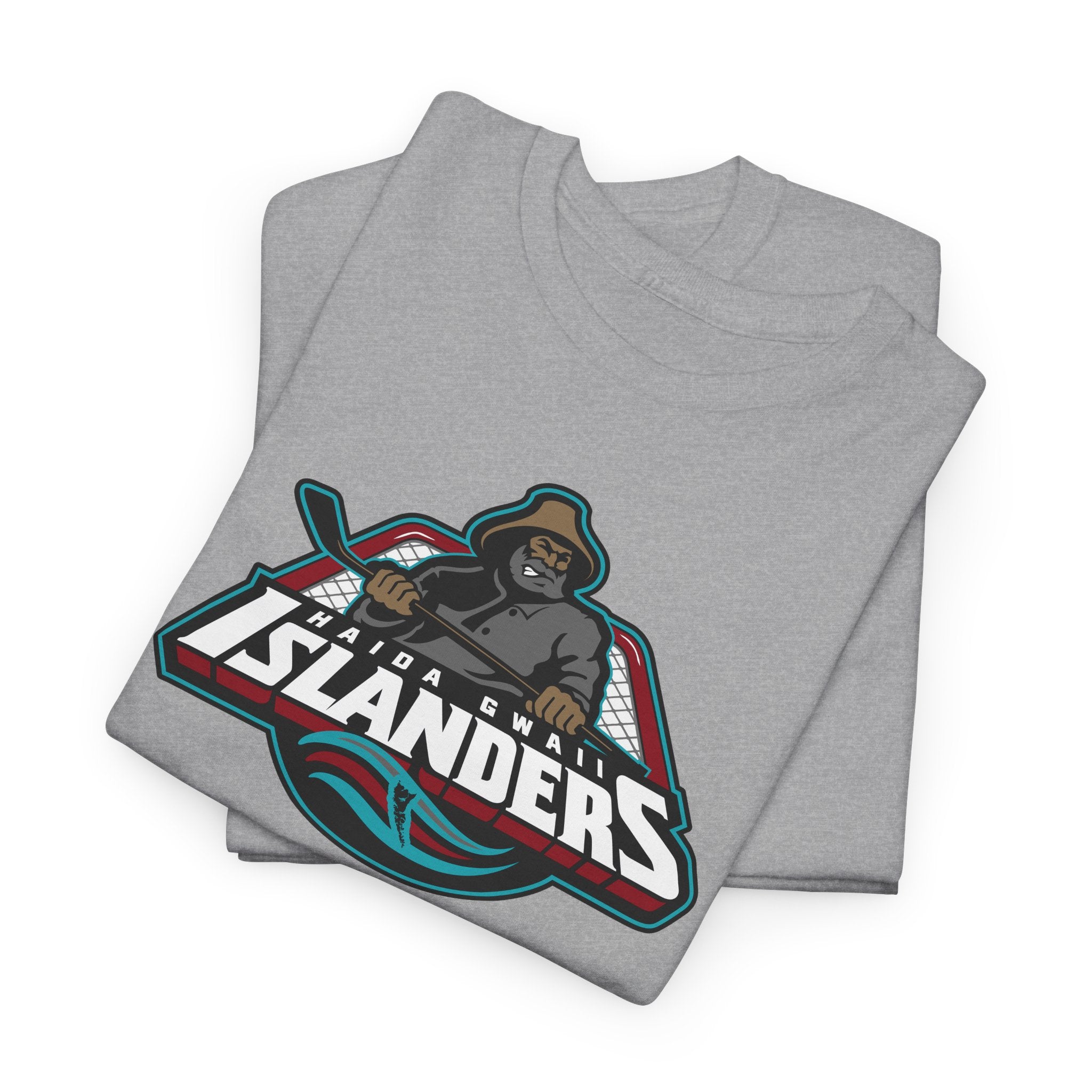 Basic Tee - Haida Gwaii Islanders Fisherman Logo