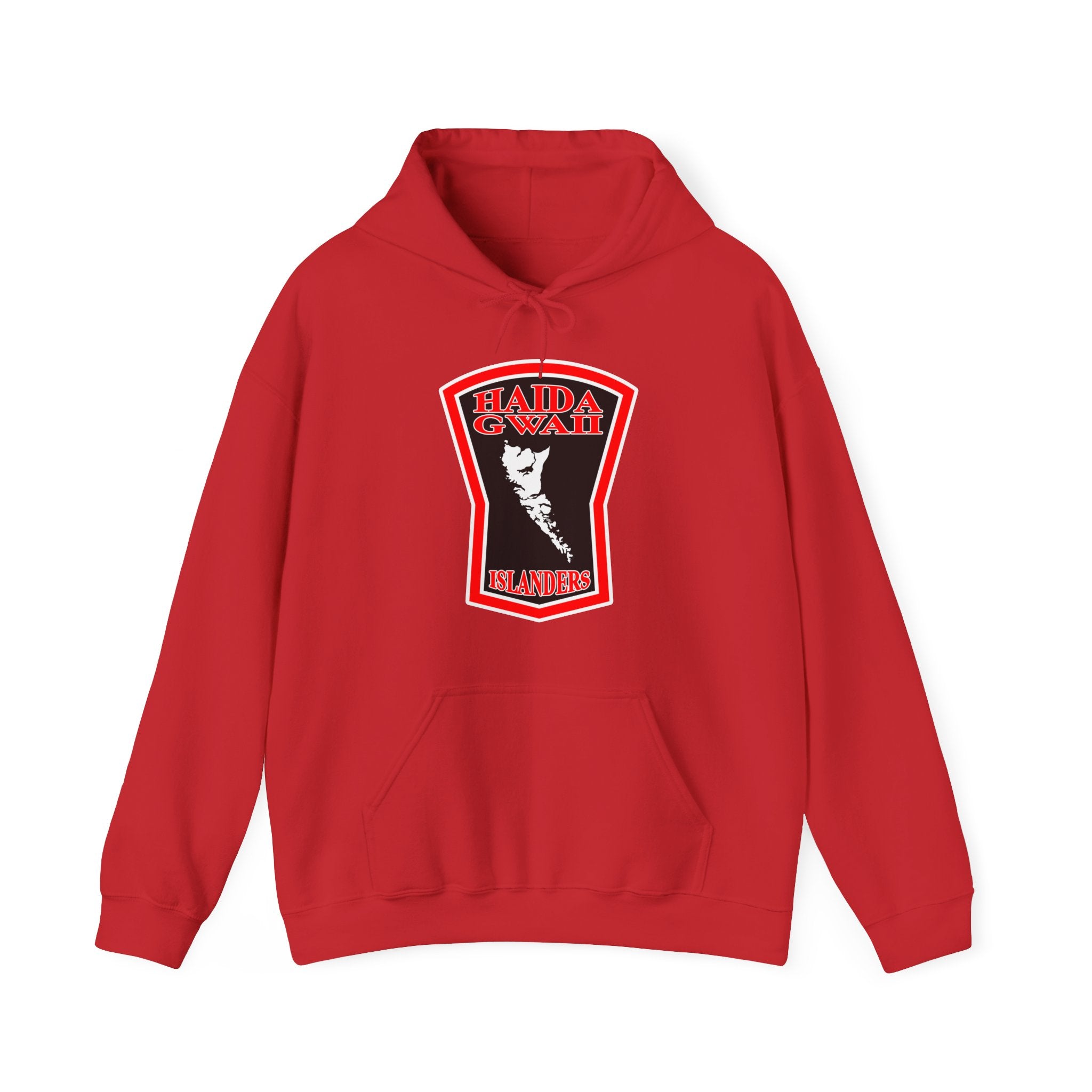 Basic Hoodie - Haida Gwaii Islanders Shield Logo – Hippie Hill