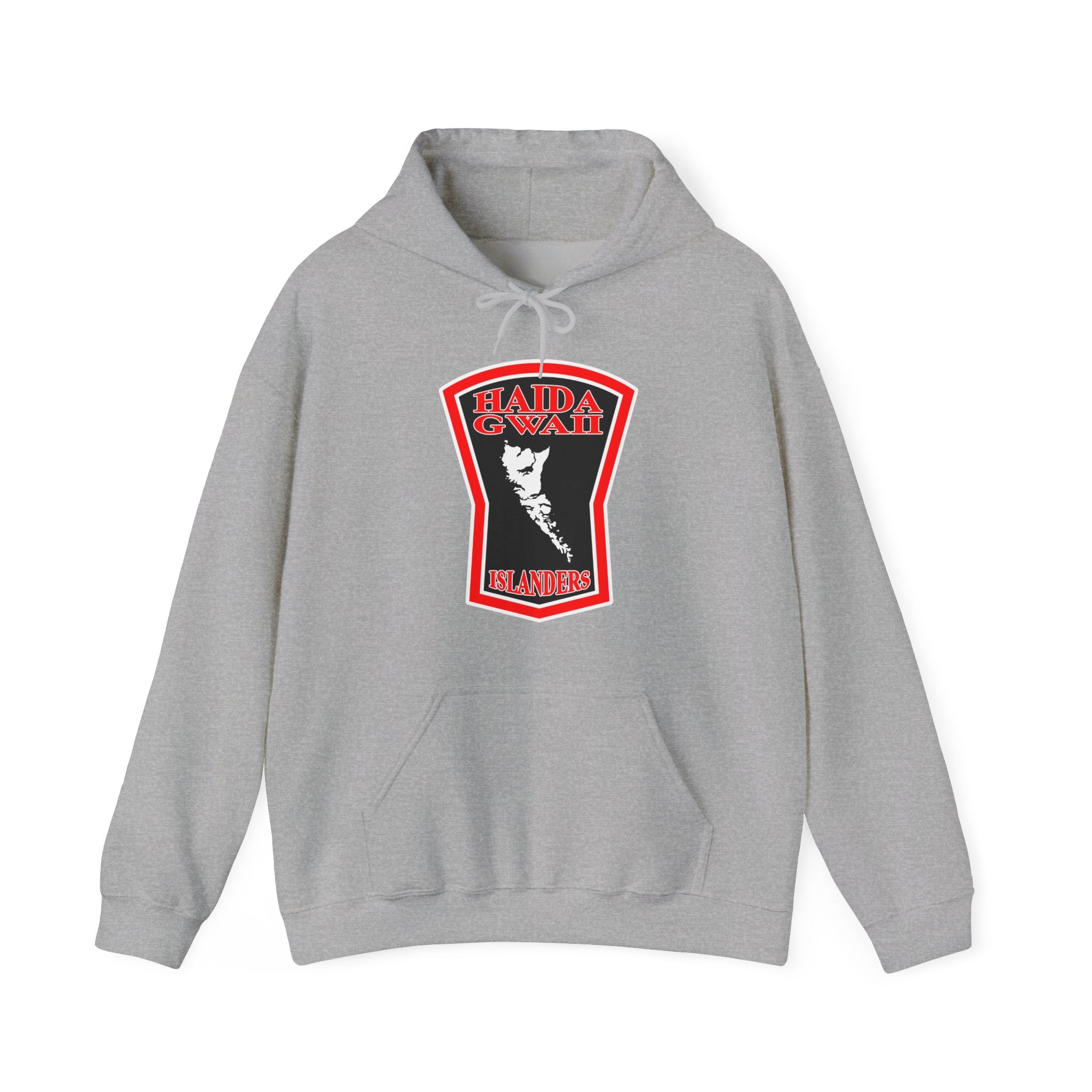 Basic Hoodie - Haida Gwaii Islanders Shield Logo – Hippie Hill