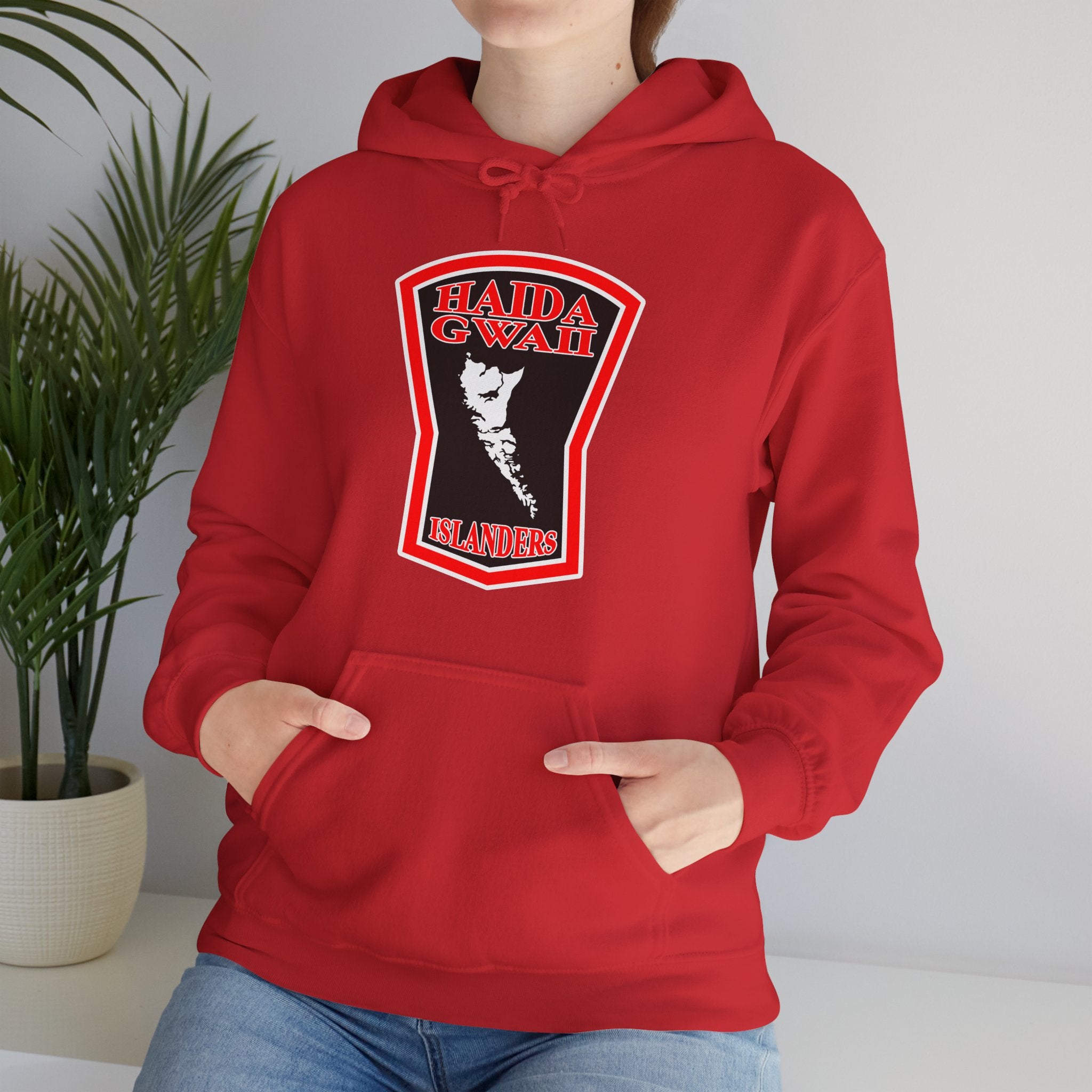 Basic Hoodie - Haida Gwaii Islanders Shield Logo