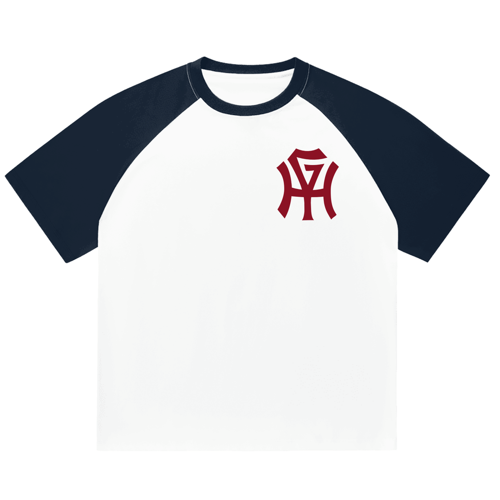Premium Baseball T-Shirt - HG Monogram (Red)
