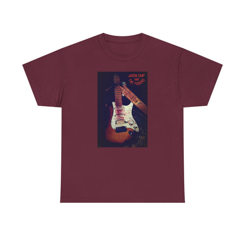Basic T-Shirt - Jason Camp & the Posers Bloody Guitar Photo