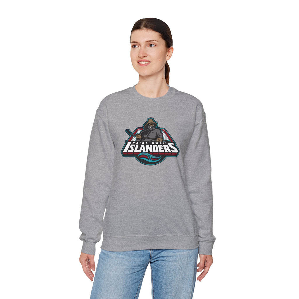 Crewneck Sweatshirt - Haida Gwaii Islanders Fisherman Logo