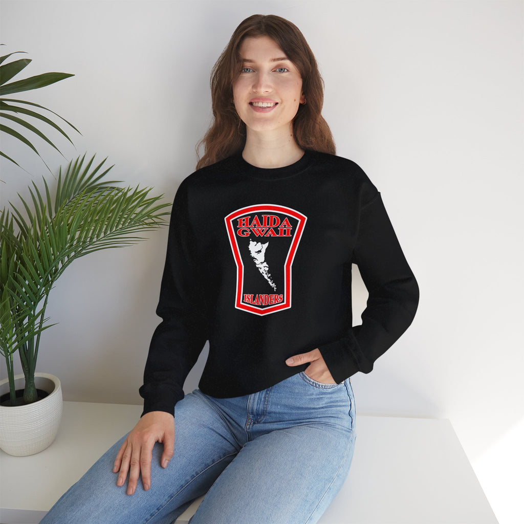 Crewneck Sweatshirt - Haida Gwaii Islanders Shield Logo
