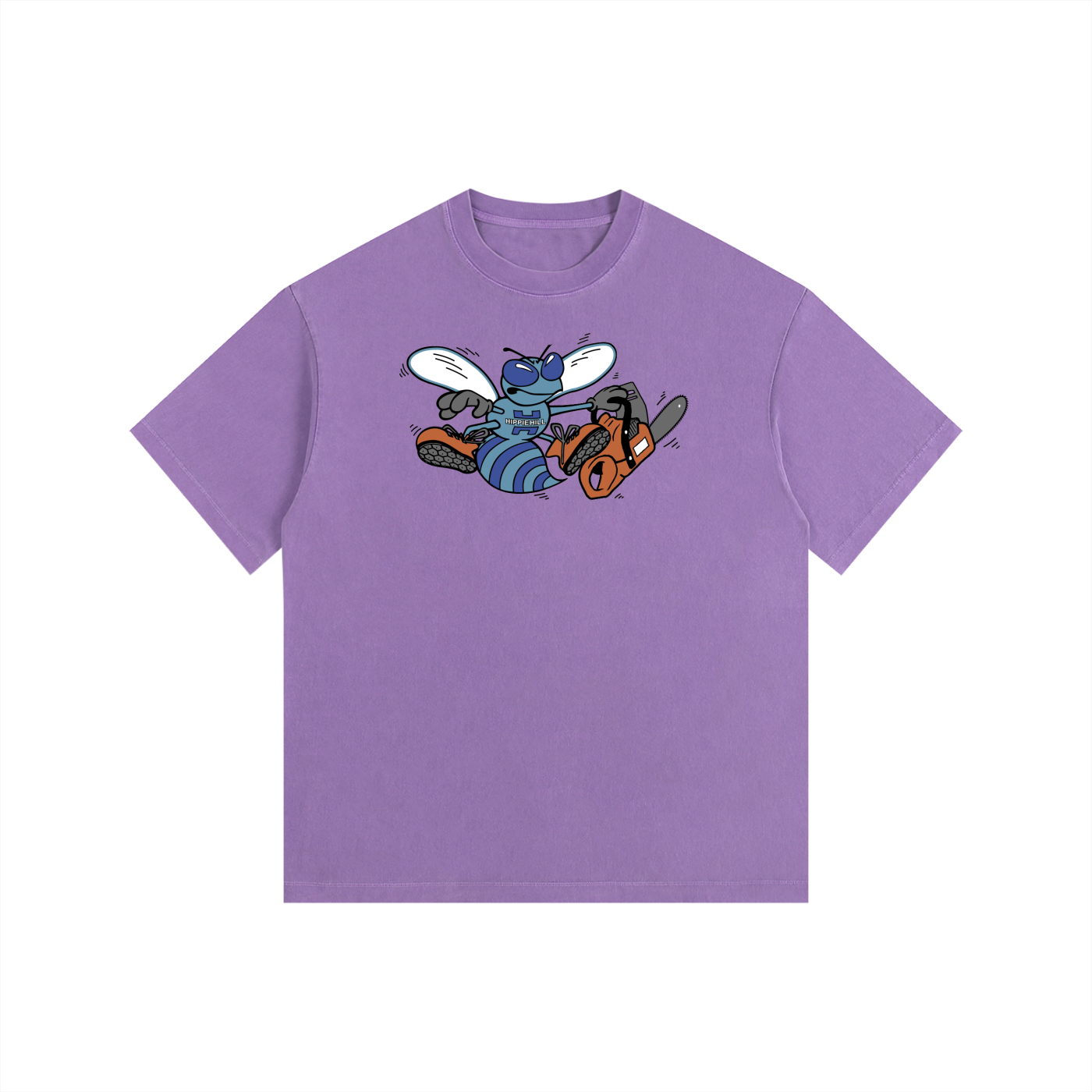 Oversized Vintage Wash Tee - Hippie Hill Hornets