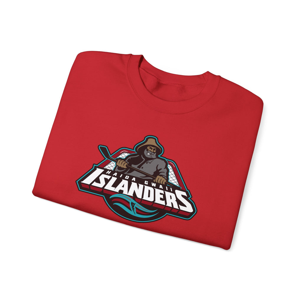 Crewneck Sweatshirt - Haida Gwaii Islanders Fisherman Logo