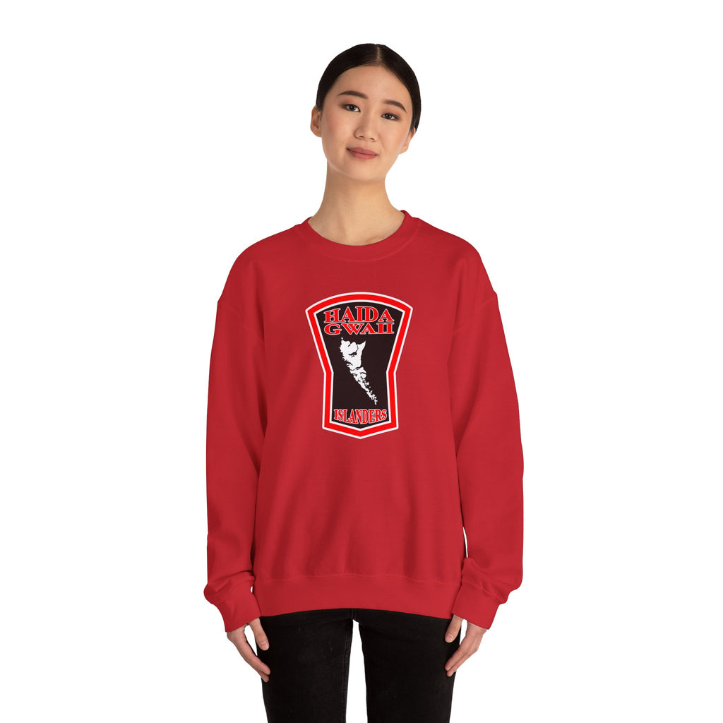 Crewneck Sweatshirt - Haida Gwaii Islanders Shield Logo