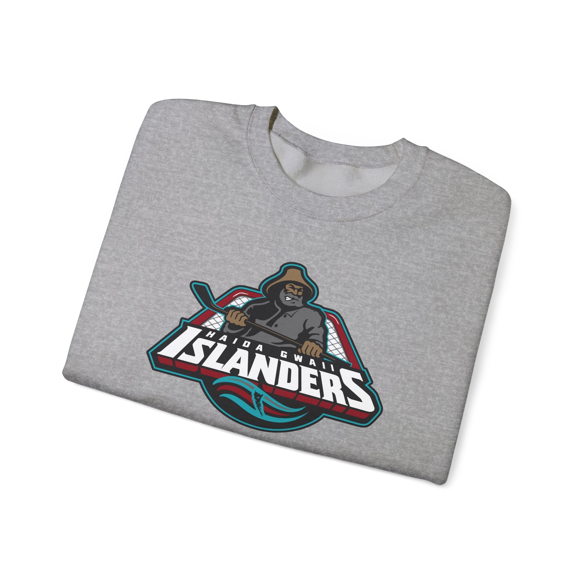 Crewneck Sweatshirt - Haida Gwaii Islanders Fisherman Logo