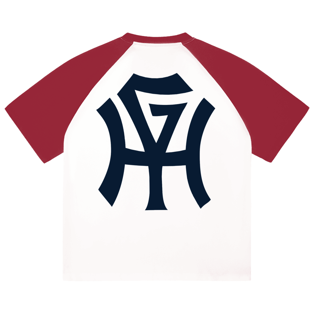 Premium Baseball T-Shirt - HG Monogram (Navy)