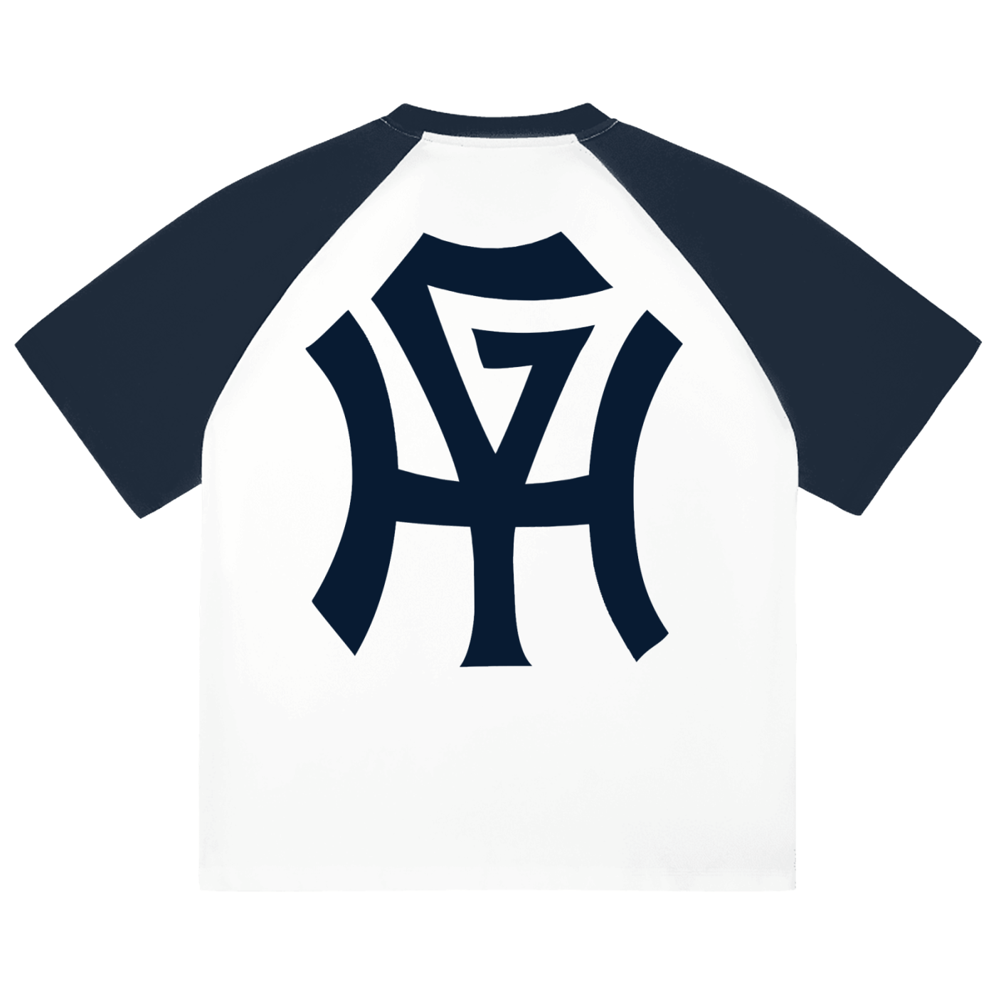 Premium Baseball T-Shirt - HG Monogram (Navy)