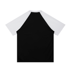 Raglan Poly Jersey T-Shirt - Port Clements Puffins Roundel