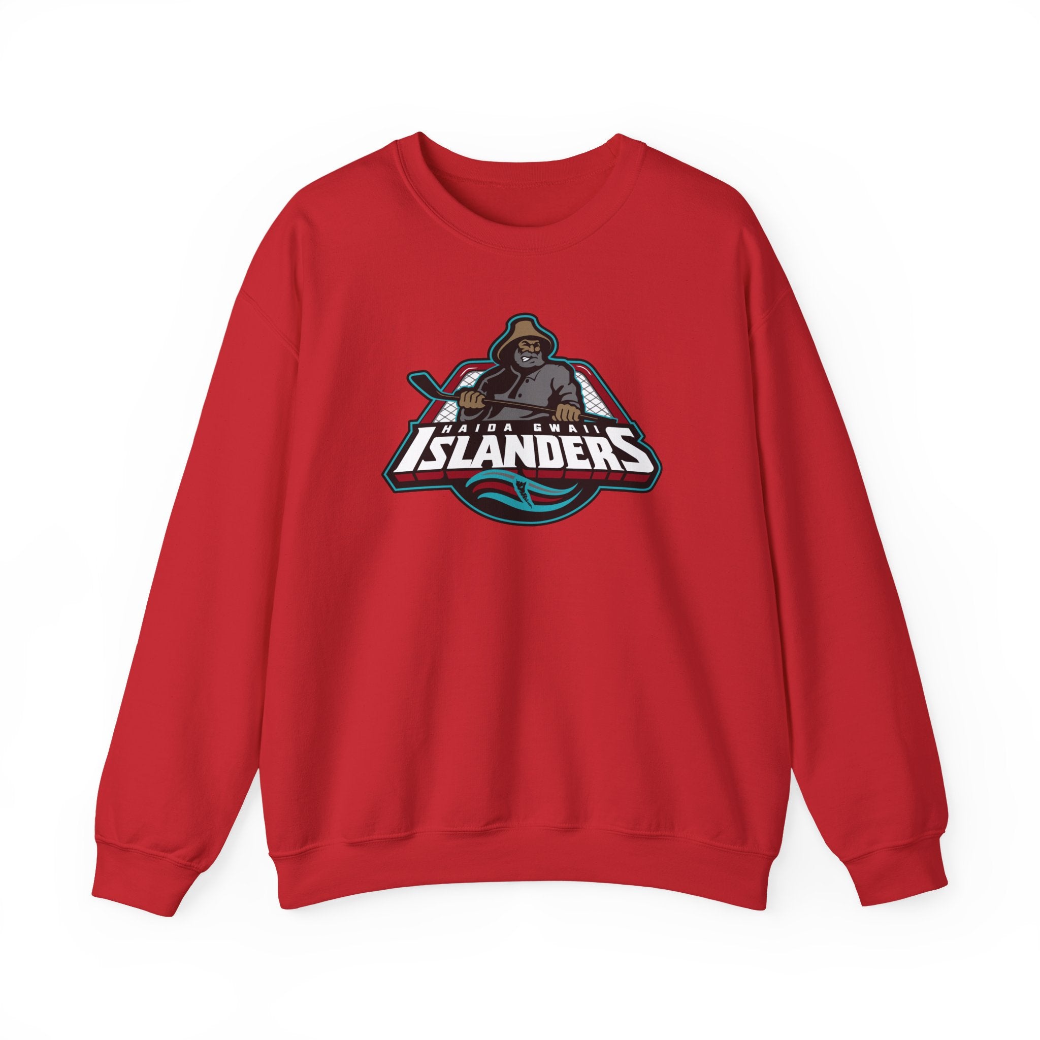 Crewneck Sweatshirt - Haida Gwaii Islanders Fisherman Logo