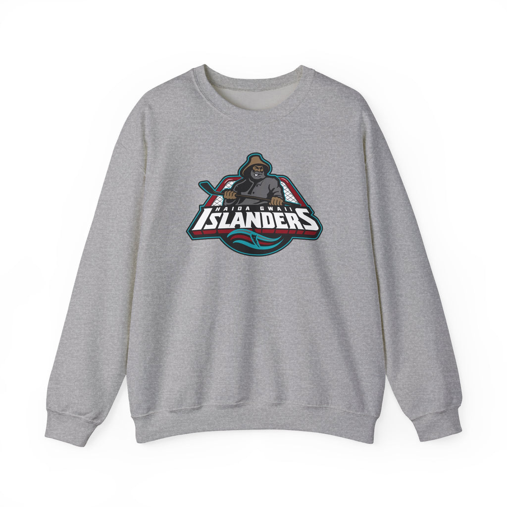 Crewneck Sweatshirt - Haida Gwaii Islanders Fisherman Logo