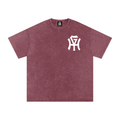 Premium Snow-Wash T-Shirt - HG Monogram (White Print)