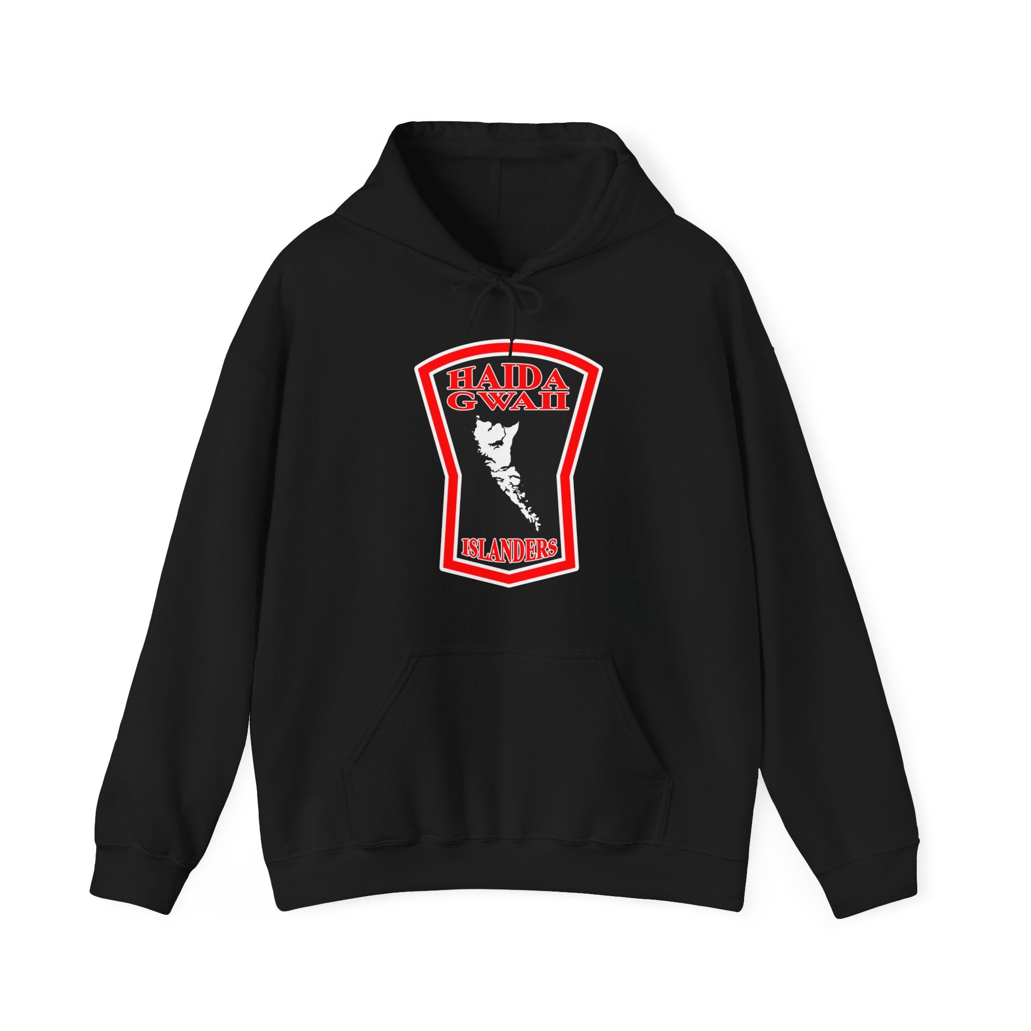 Basic Hoodie - Haida Gwaii Islanders Shield Logo – Hippie Hill