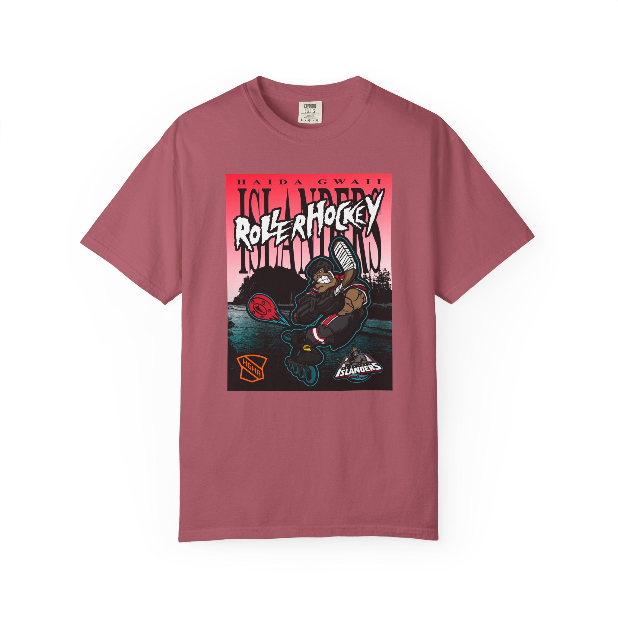 Premium Tee - Haida Gwaii Islanders Rollerhockey Cartoon Graphic