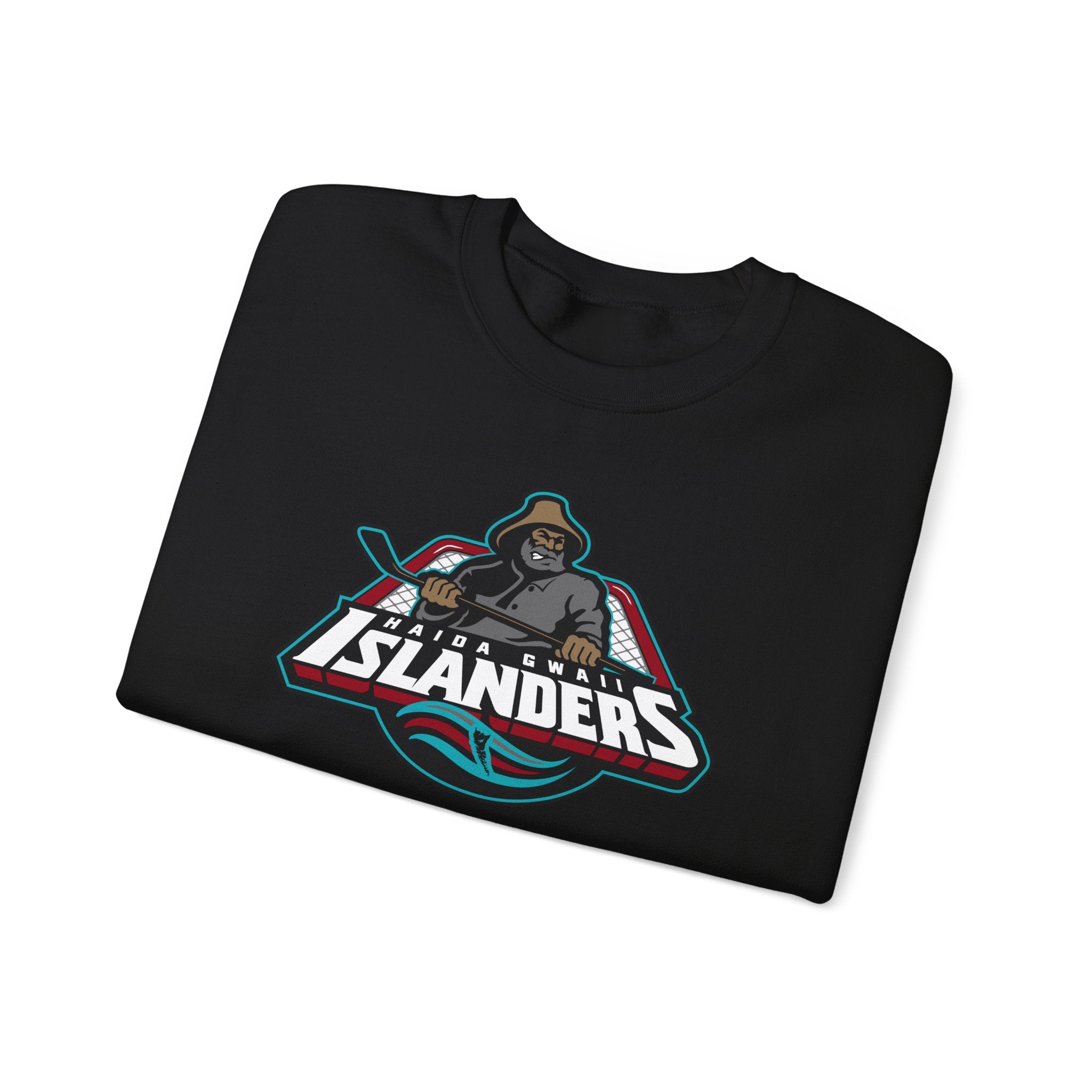 Crewneck Sweatshirt - Haida Gwaii Islanders Fisherman Logo