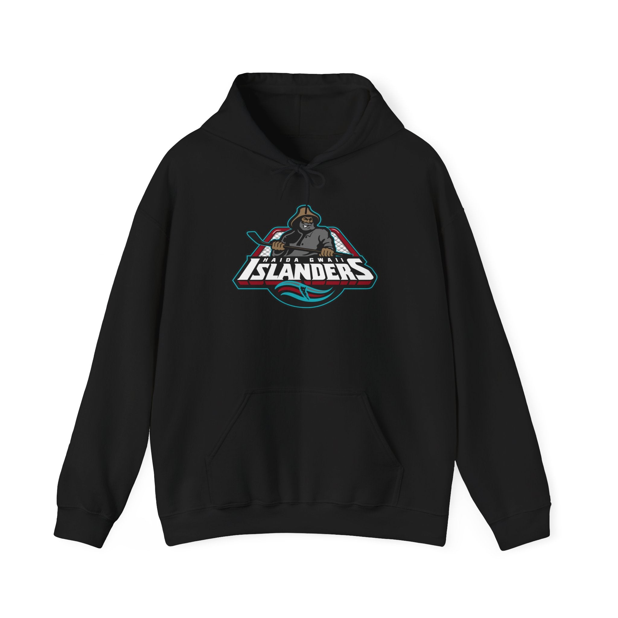 Basic Hoodie - Haida Gwaii Islanders Fisherman Logo