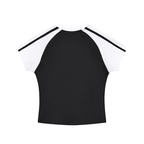 Bodycon Contrast Raglan - Haida Gwaii Islanders Rollerhockey Cartoon Graphic