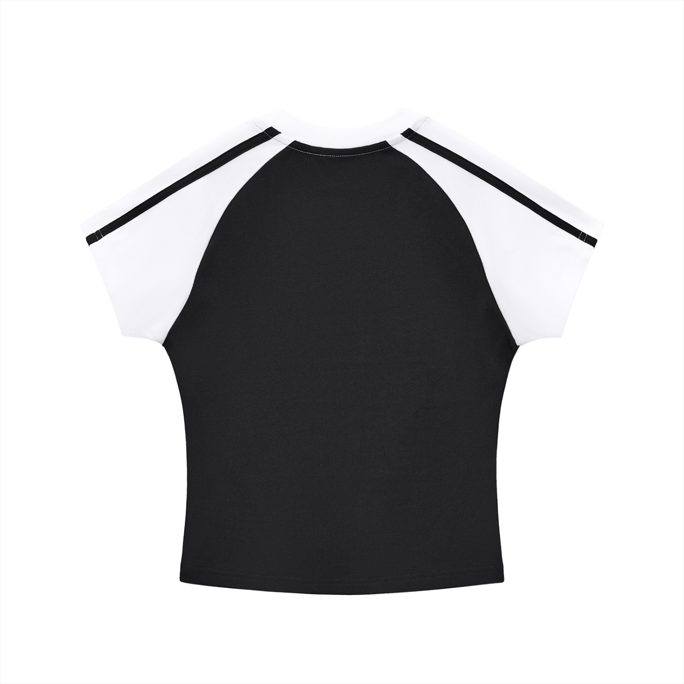 Bodycon Contrast Raglan - Haida Gwaii Islanders Rollerhockey Cartoon Graphic