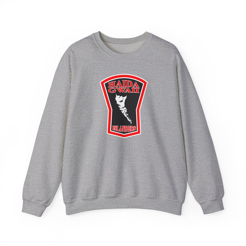 Crewneck Sweatshirt - Haida Gwaii Islanders Shield Logo