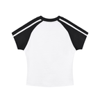 Bodycon Contrast Raglan - Haida Gwaii Islanders Rollerhockey Cartoon Graphic