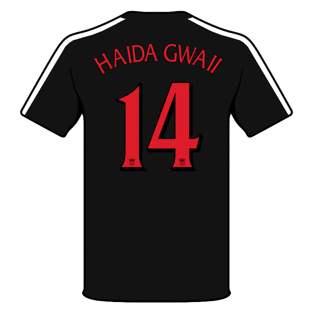 Authentic Jersey - Gwaii United Away (Custom Number Included)