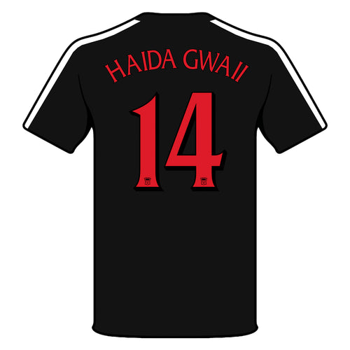 Authentic Jersey - Gwaii United Away (Custom Number Included)