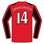 Authentic Jersey - Gwaii United Home (Custom Number Included)