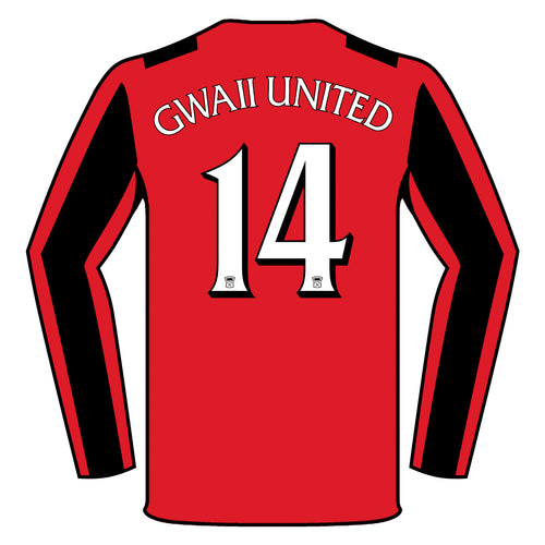Authentic Jersey - Gwaii United Home (Custom Number Included)