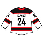 Authentic Jersey - Haida Gwaii Islanders White (Customizable)
