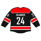 Authentic Jersey - Haida Gwaii Islanders Black (Customizable)