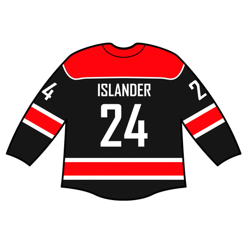 Authentic Jersey - Haida Gwaii Islanders Black (Customizable)