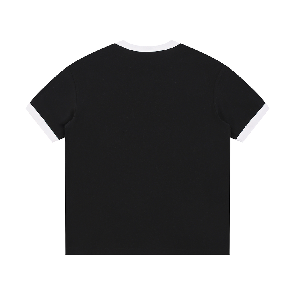Premium Ringer Tee - Port Clements Puffins Roundel
