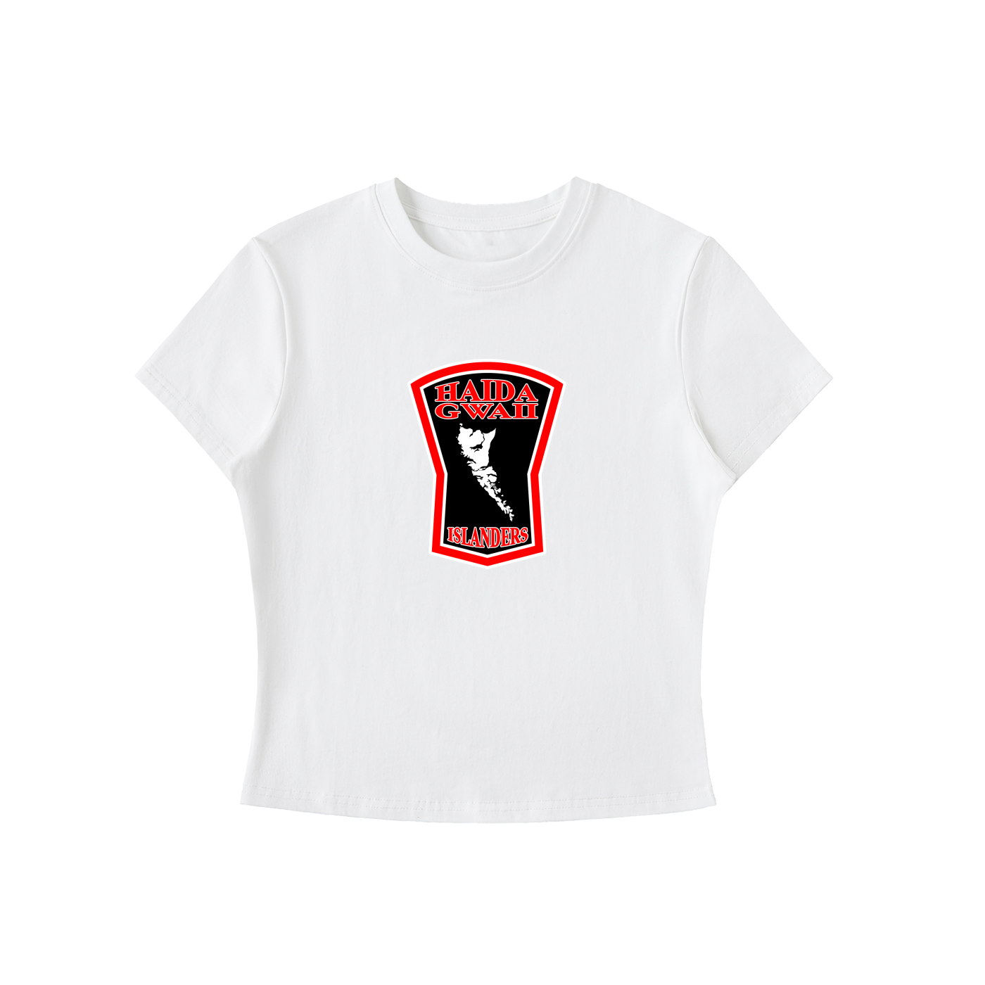 Bodycon Premium T-Shirt - Haida Gwaii Islanders Shield Logo