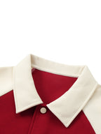 Fleece Letterman Jacket - Haida Gwaii Islanders Fisherman Logo