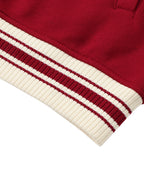 Fleece Letterman Jacket - Haida Gwaii Islanders Fisherman Logo