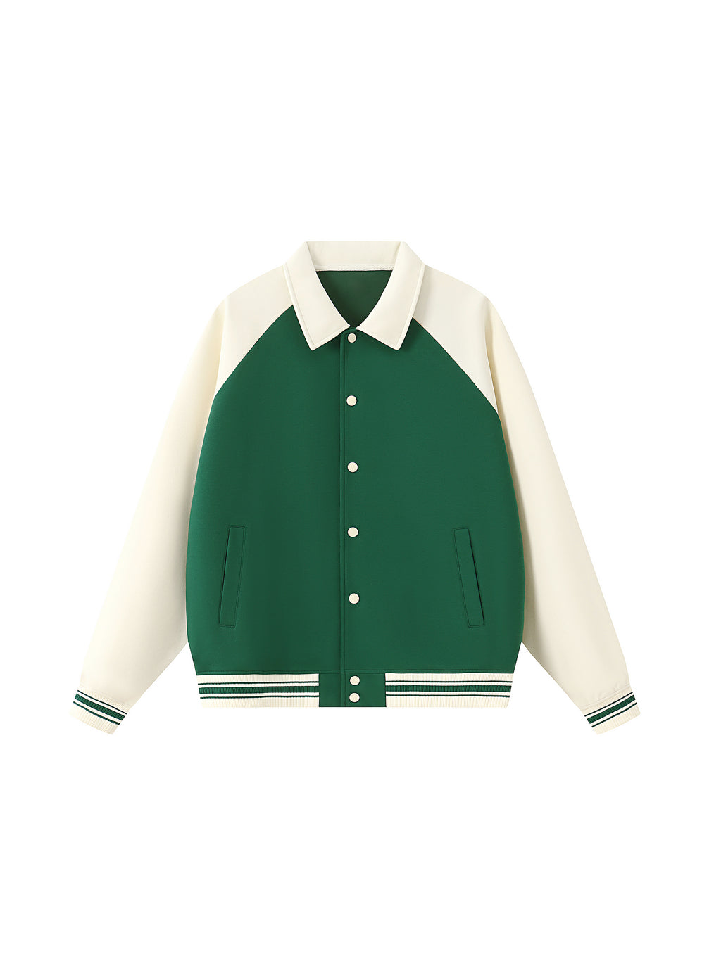 Fleece Letterman Jacket - Haida Gwaii Islanders Fisherman Logo